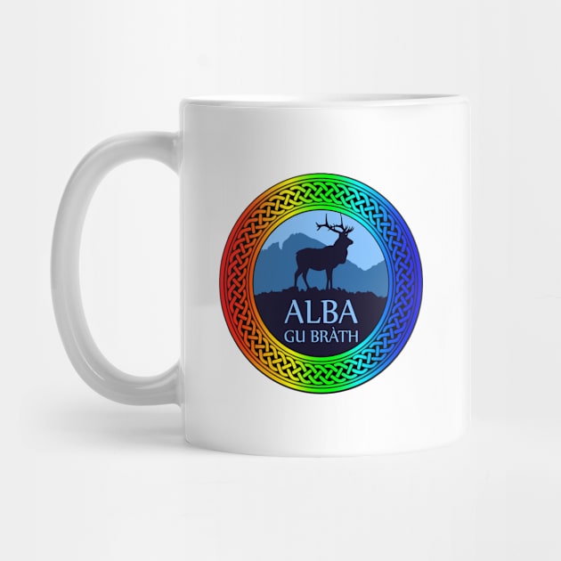 Alba Gu Brath Rainbow Knot by Taylor'd Designs